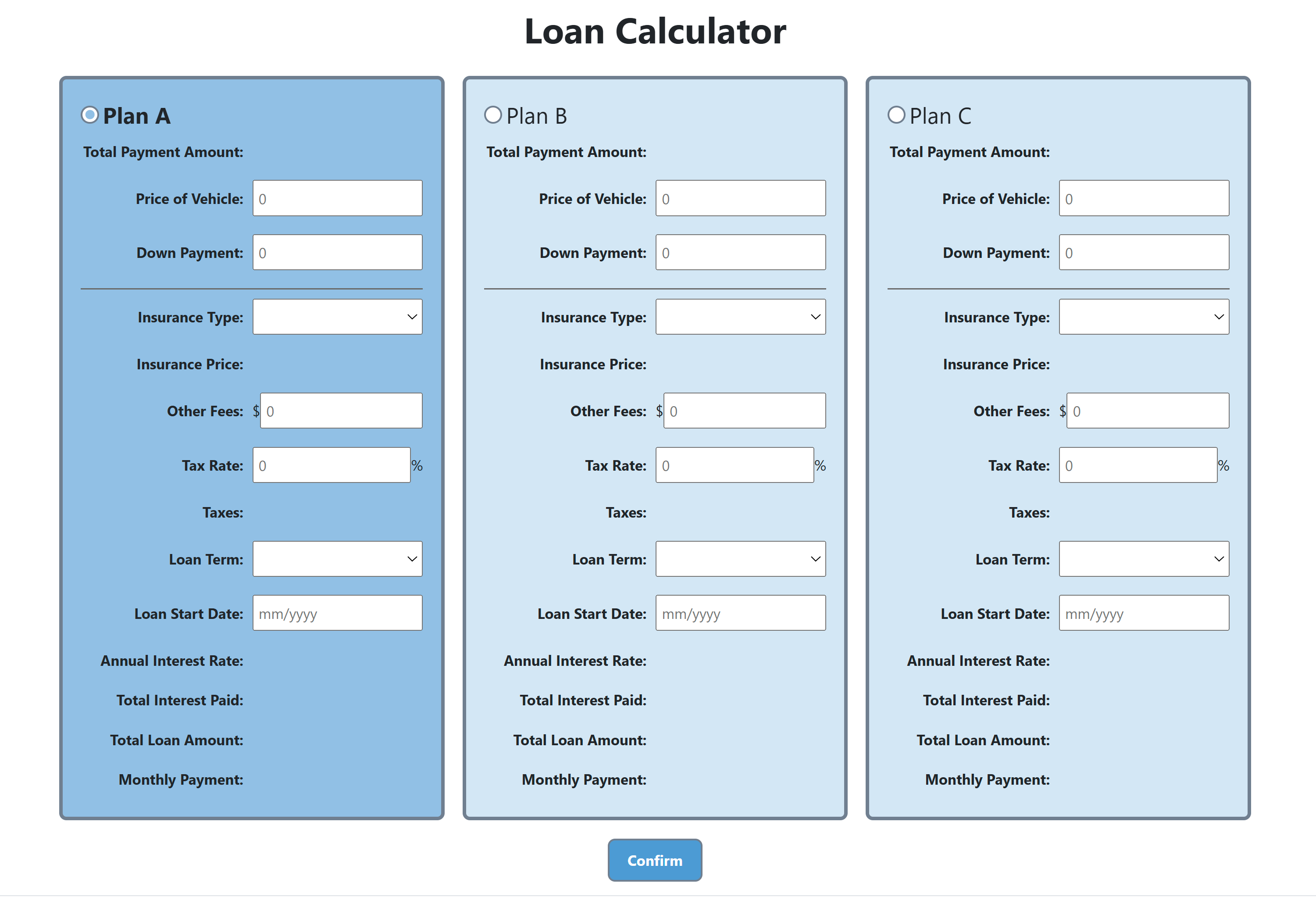 CarLoanCalculator